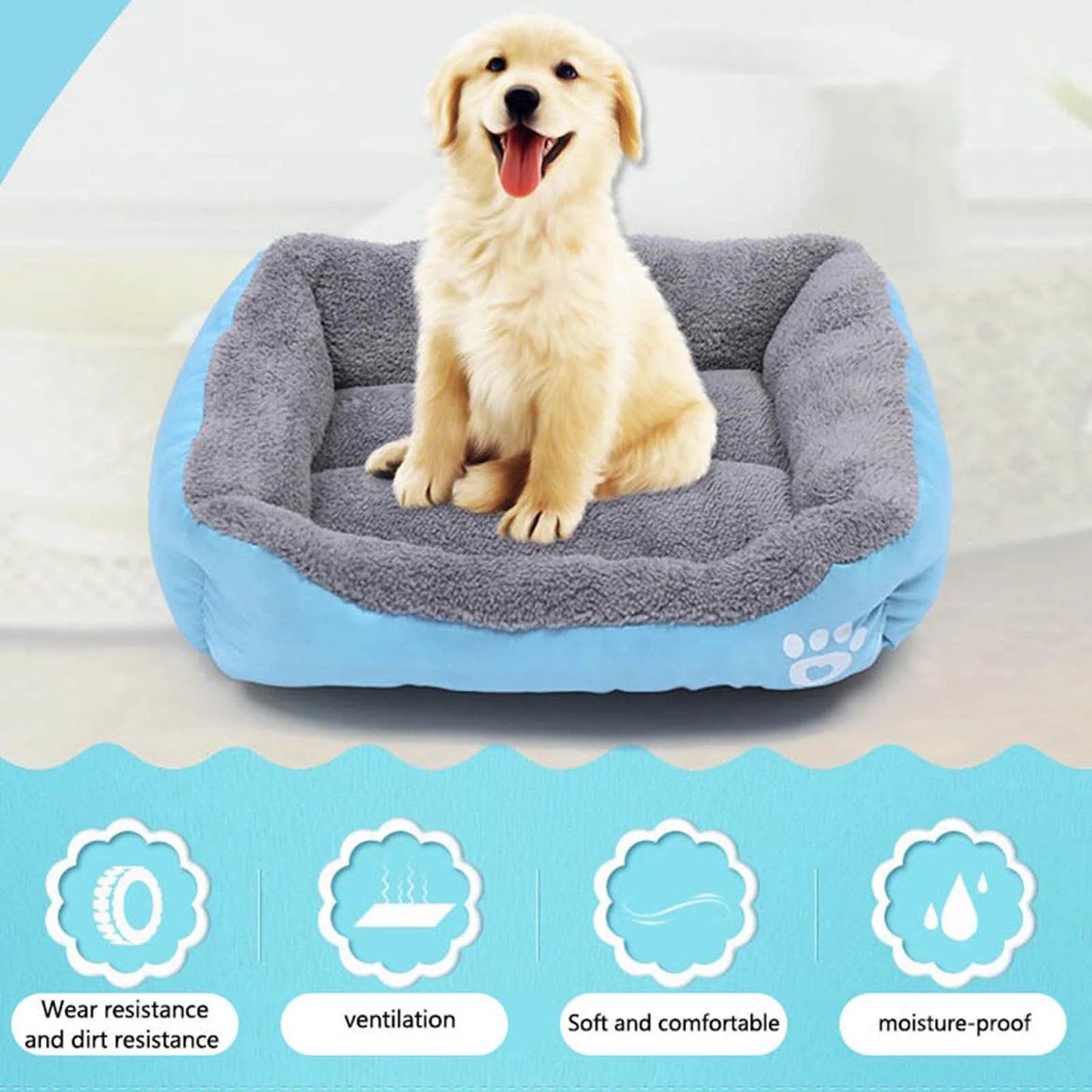Dog Bed Medium Size Dog Pet Winter Warm Pet Bed Pet Supplies and Dog Sleeping Bed Clearance Items