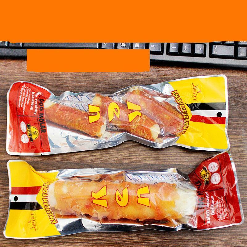 Chicken Coated Cowhide Dental Chews