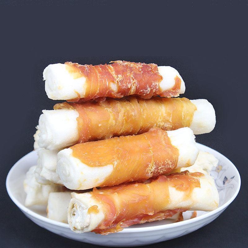 Chicken Coated Cowhide Dental Chews