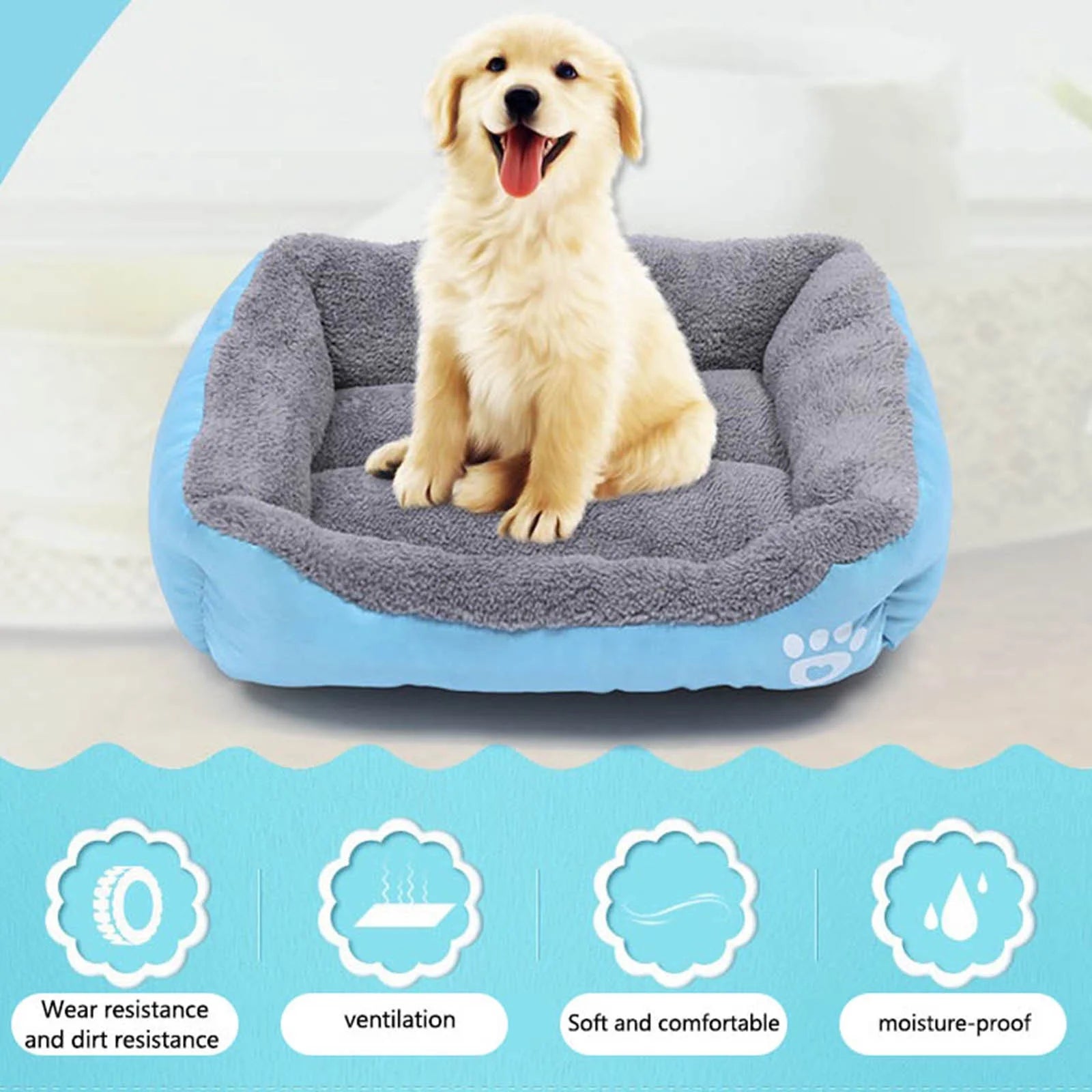 Dog Bed Medium Size Dog Pet Winter Warm Pet Bed Pet Supplies and Dog Sleeping Bed Clearance Items
