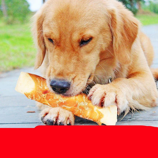 Chicken Coated Cowhide Dental Chews