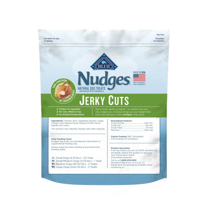 Nudges Jerky Cuts Dog Treats Made with Real Chicken, 5-Oz. Bag