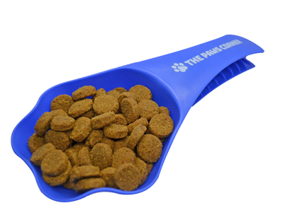 2-in-1 Paw-Shaped Pet Food Scoop with Clip – 1 Cup | The Paws Corner®