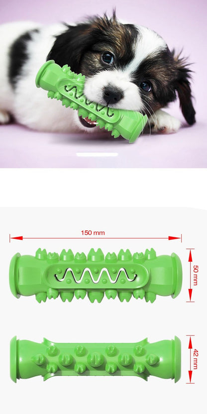 Doggy Dental Chew Toy – Tooth-Cleaning & Teething Aid | Durable Rubber | 6" Length